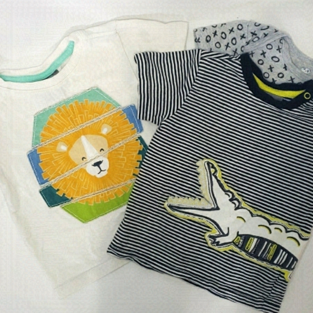 𝅺5/$30 JARVIS ARCHER T Shirts Stitched Animals + XOXO Bodysuit